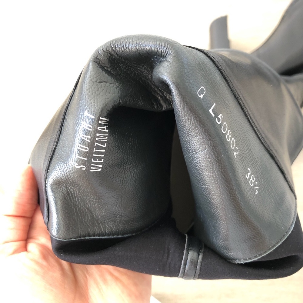 💫HOST PICK 💫 STUART WEITZMAN Over the Knee Black Boots - Picture 4 of 4
